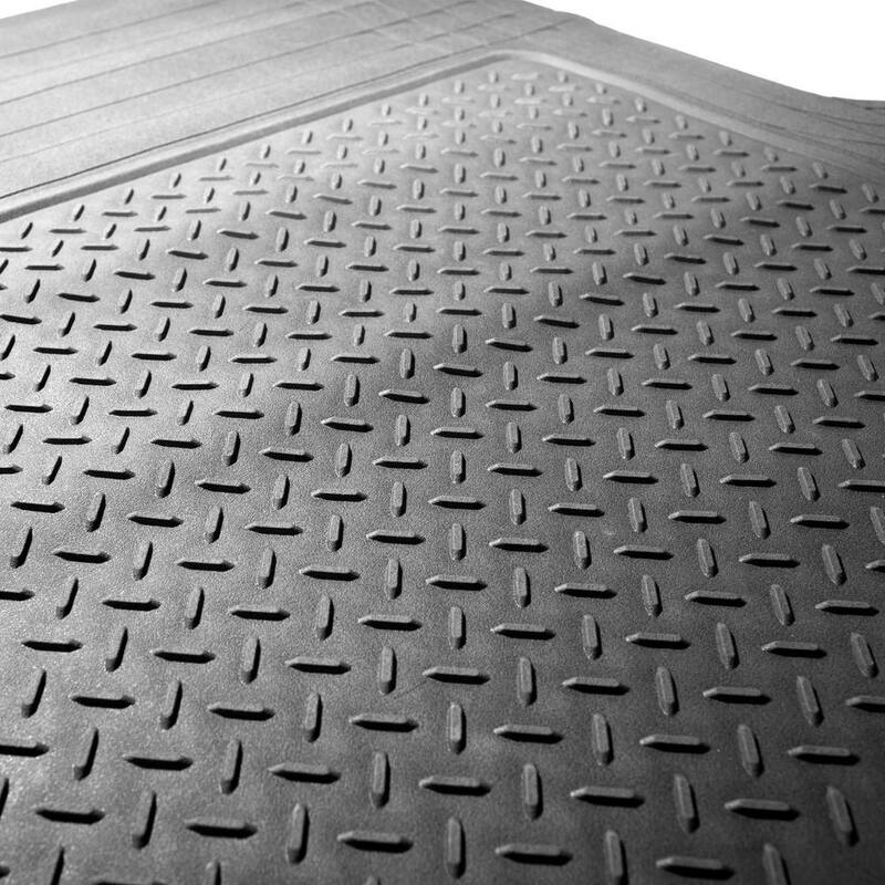 FH Group 56 in. x 43 in. Trimmable Heavy-Duty Vinyl Cargo Mat - DMF16400BLACK