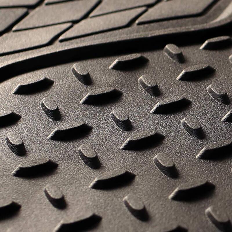 FH Group 56 in. x 43 in. Trimmable Heavy-Duty Vinyl Cargo Mat - DMF16400BLACK