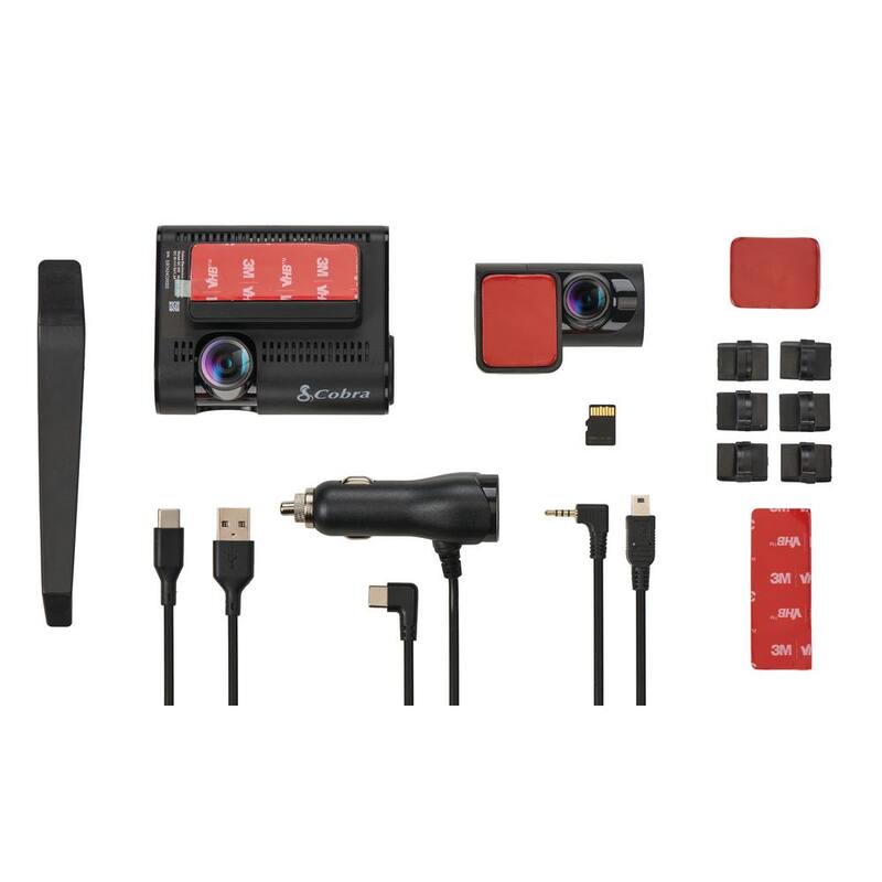 Cobra SC 250R 4K Dual View Cabin and Rear Dash Cam - SC250R