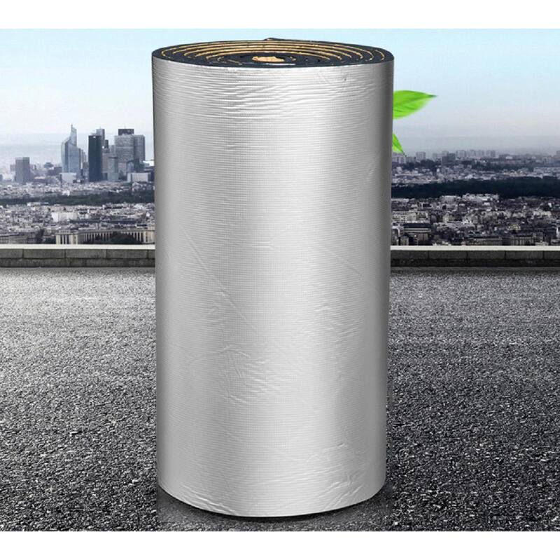 Wellco 39.4 in. x 39.4 in. Self-Adhensive Car Heat Sound Deadening Insulation Aluminum Foil Reflective Insulation - CSDXSF40405