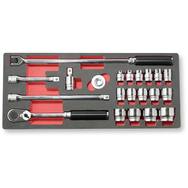 Ko-Ken Socket set Z-series 21 pieces 1/2 Sq. Drive - 4285Z