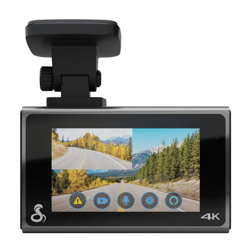 Cobra SC 400 Universal 4K Smart Dash Cam with WIFI, GPS, Alexa, 3 channel capability - SC400