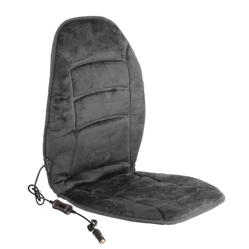 HealthMate Super-Soft Velour 37 in. x 17.7 in. x 0.5 in. Heated Seat Cushion - IN9448