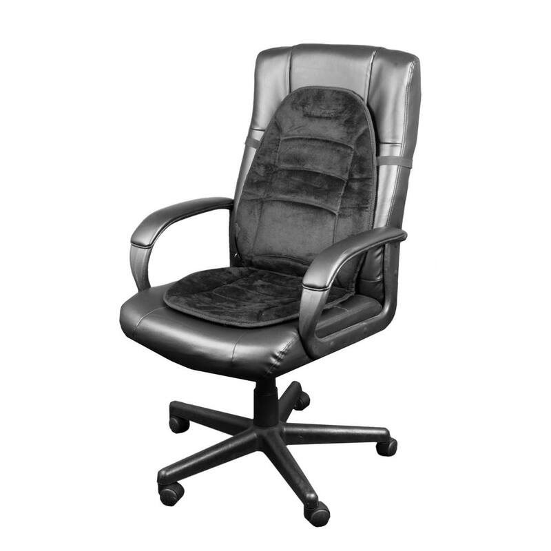 HealthMate Super-Soft Velour 37 in. x 17.7 in. x 0.5 in. Heated Seat Cushion - IN9448