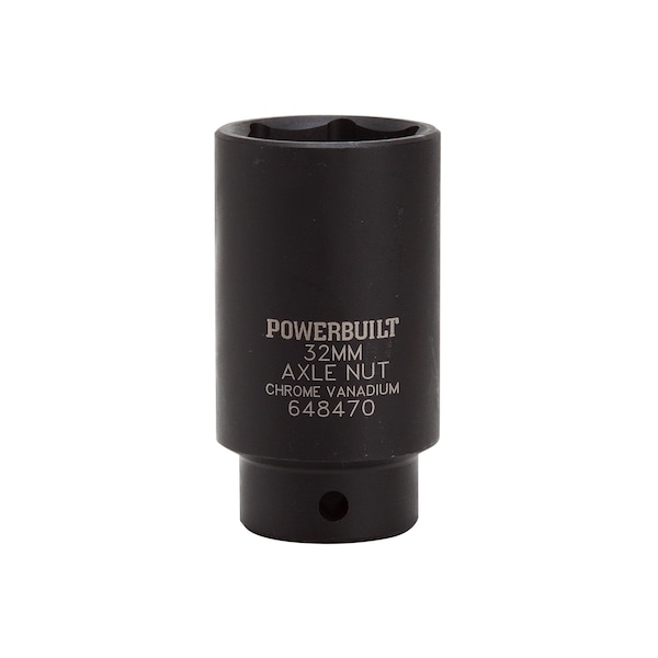 Powerbuilt 1/2" Drive X 32Mm Axle Nut Socket - 648470