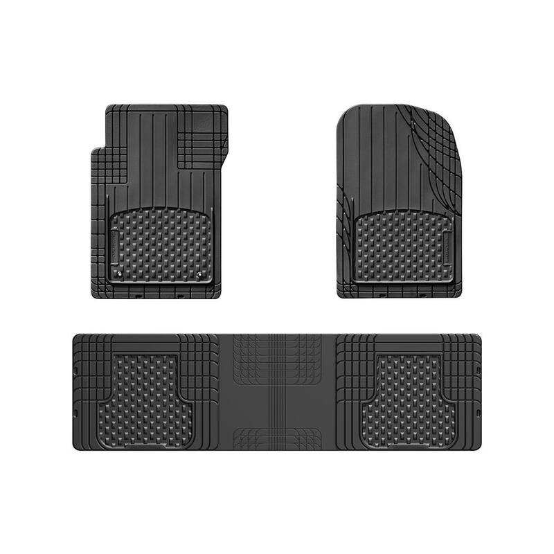 WeatherTech Black 56 in. x 16 in. Over The Hump Rubber Car Mat - 11avmothsb
