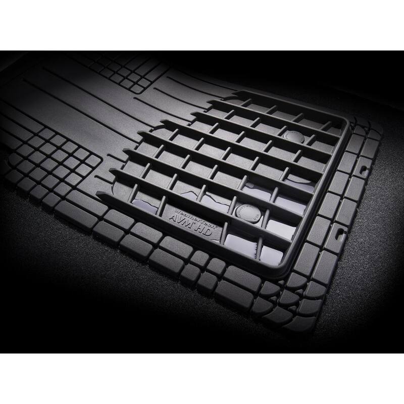 WeatherTech Black 27 in. x 19 in. Heavy Duty All Vehicle Mat - 11AVMSBHD