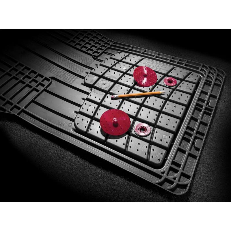 WeatherTech Black 27 in. x 19 in. Heavy Duty All Vehicle Mat - 11AVMSBHD
