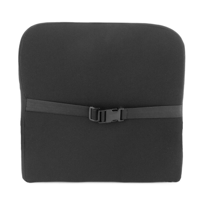 HealthMate 15.7 in. x 15.7 in. x 3 in. RelaxFushion Memorial Foam Plus Gel Lumbar Seat Cushion - IN9112