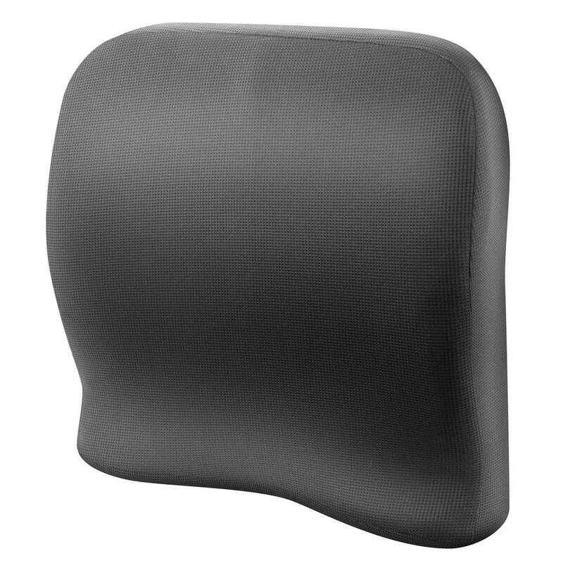 HealthMate 15.7 in. x 15.7 in. x 3 in. RelaxFushion Memorial Foam Plus Gel Lumbar Seat Cushion - IN9112