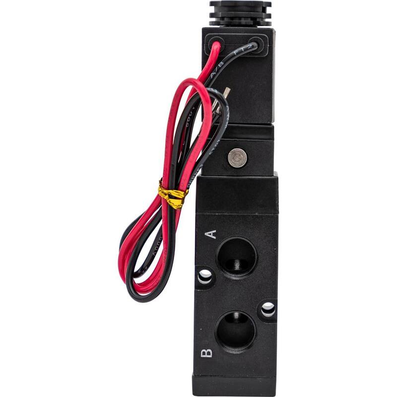 Buyers Products Company 4-Way 2-Position Solenoid Air Valve With Five 1/4 in. NPT Ports - BAV050SA