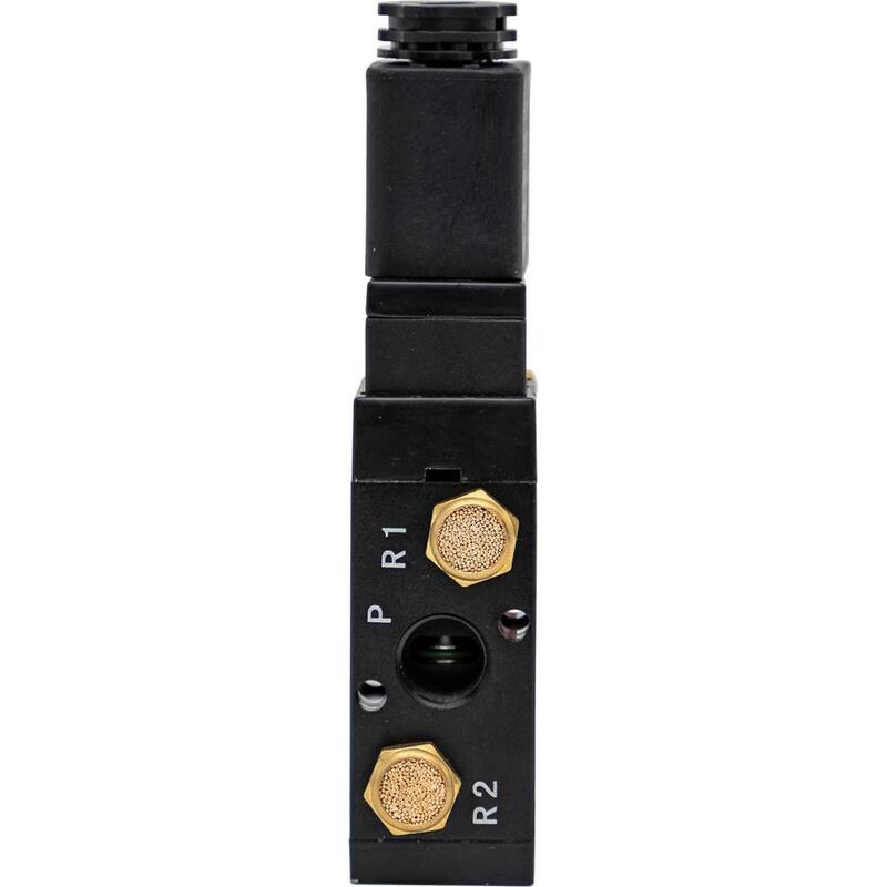 Buyers Products Company 4-Way 2-Position Solenoid Air Valve With Five 1/4 in. NPT Ports - BAV050SA