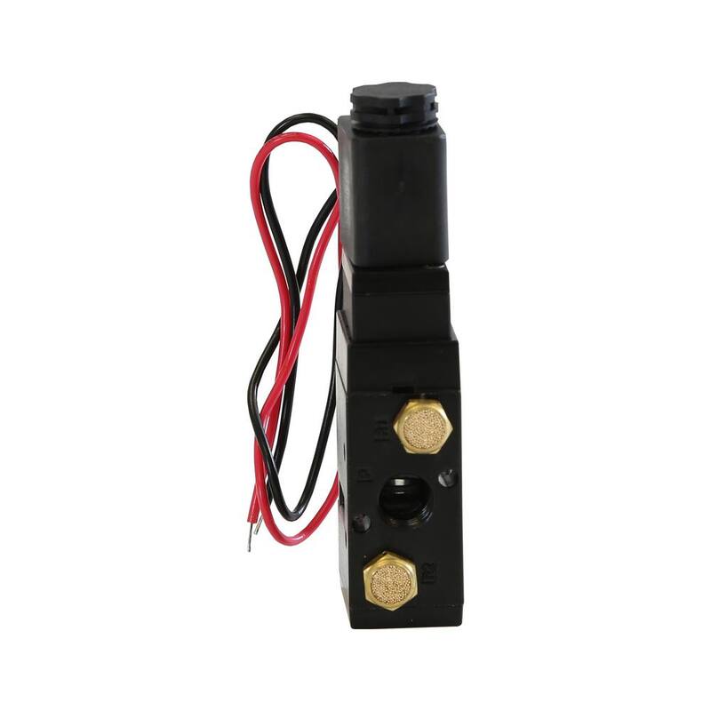 Buyers Products Company 4-Way 2-Position Solenoid Air Valve With Five 1/4 in. NPT Ports - BAV050SA
