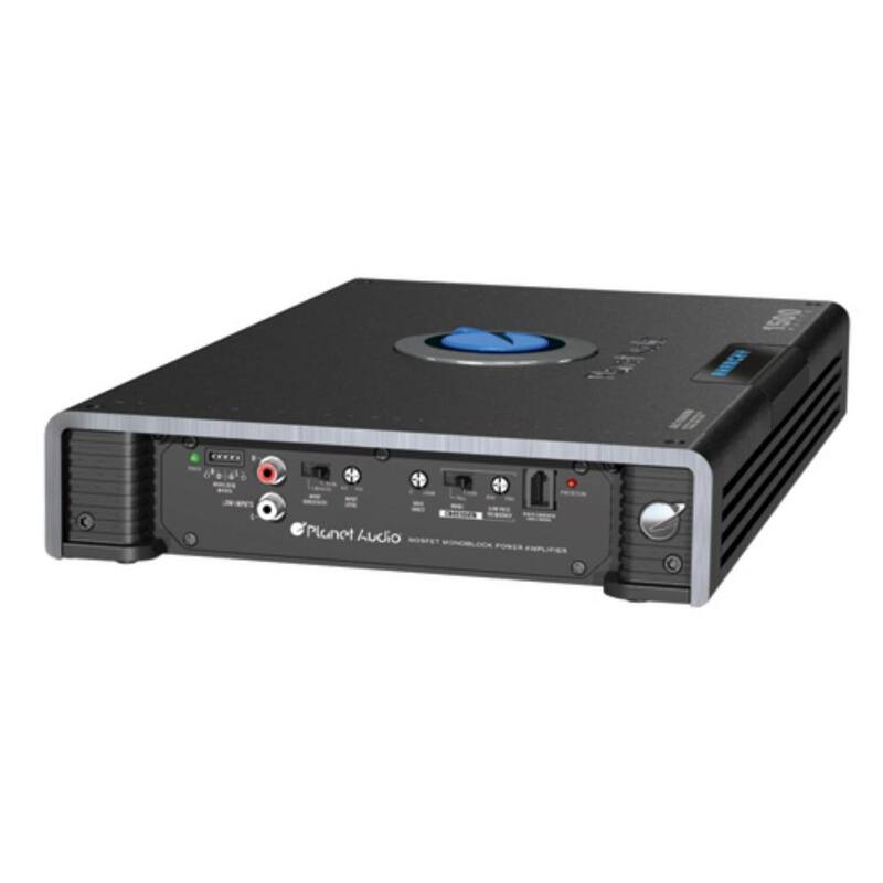 Planet Audio AC1500.1M 1500-Watt MONO Car Audio Amplifier Amp AC15001M+8 Ga Amp Kit - AC15001M + AKS8