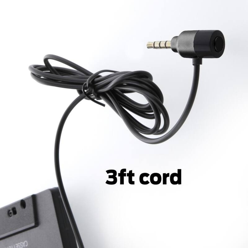 Monster Cassette to Aux Audio Adapter for Car, Compatible with Devices Featuring 3.5mm Aux Port - MAC9-1001-BLK