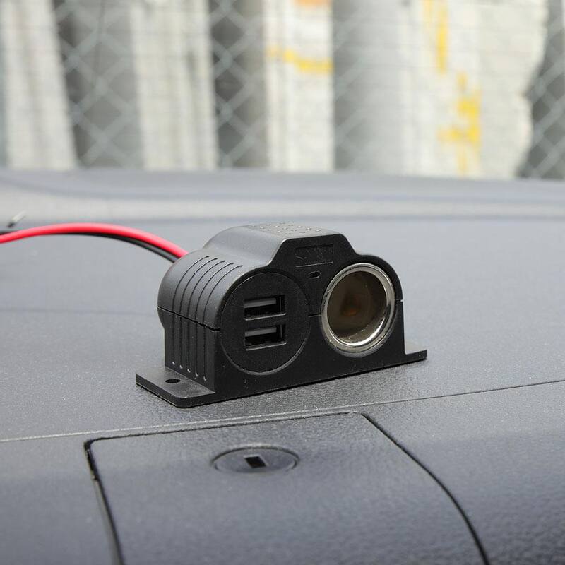 Armor All ArmorAll 12-Volt Power Socket with Dual USB - AVT8-1002-BLK