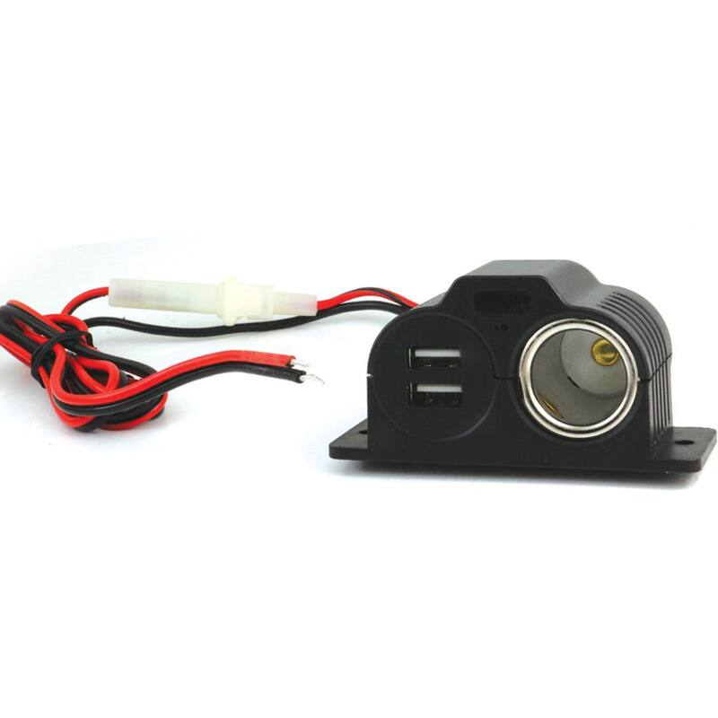 Armor All ArmorAll 12-Volt Power Socket with Dual USB - AVT8-1002-BLK