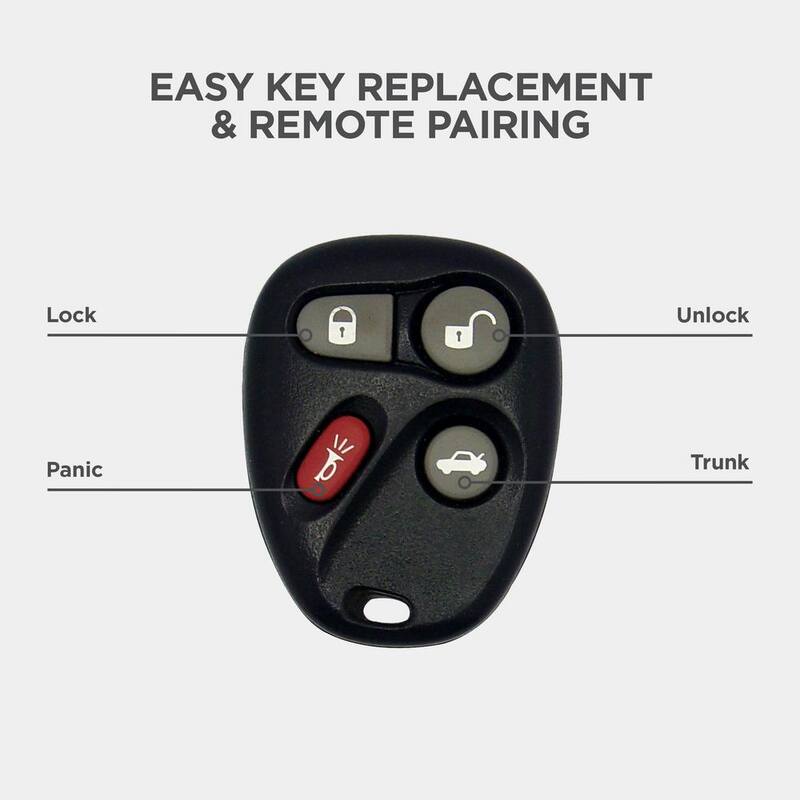 Car Keys Express GM Keyless Entry Remote Replacement - 3-Button Key Fob (Lock, Unlock, Panic) for Hassle-Free Access - GMRM-30RE