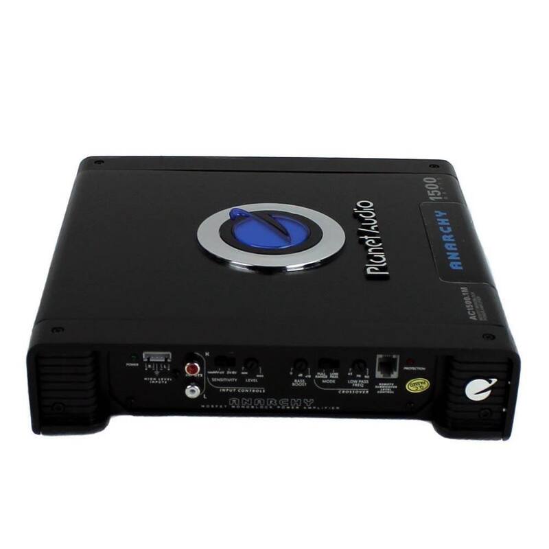 Planet Audio 1500-Watt Mono Block Car Audio Amplifier with Remote - AC1500.1M