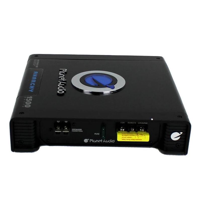 Planet Audio 1500-Watt Mono Block Car Audio Amplifier with Remote - AC1500.1M