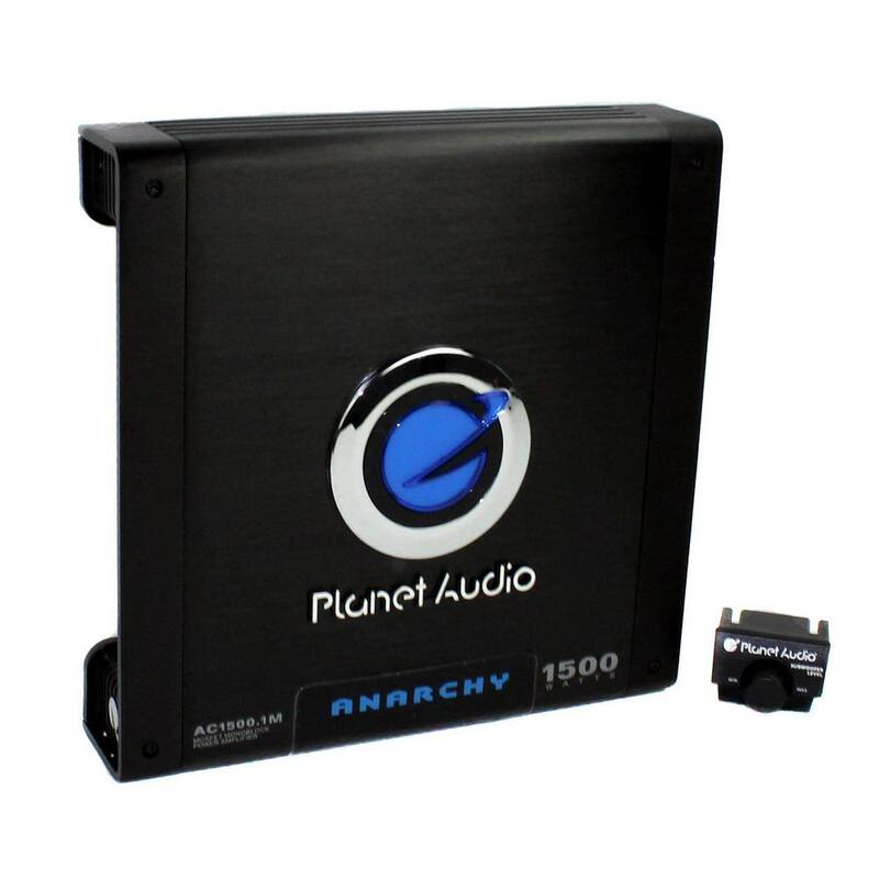 Planet Audio 1500-Watt Mono Block Car Audio Amplifier with Remote - AC1500.1M