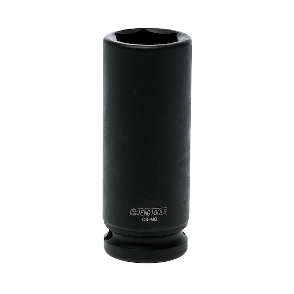 Teng Tools 28MM 1/2 Inch Drive 6 Point Metric Deep Chrome Molybdenum Impact Socket - 920628N