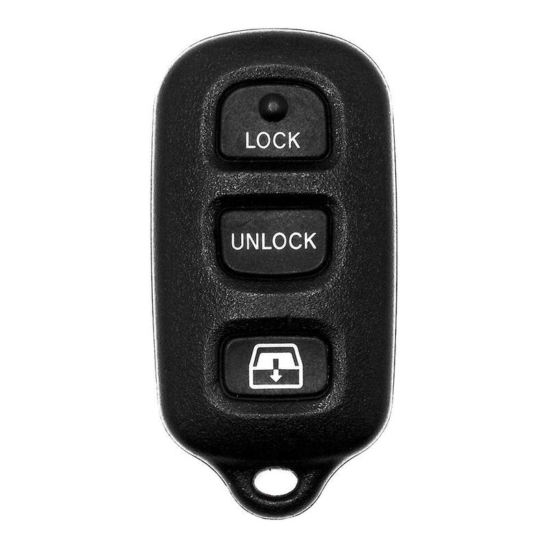 Car Keys Express Replacement Toyota Remote w/ 4-Button Functionality - Lock, Unlock, Panic, and Hatch Glass, DIY Pairing Device Included - TORM-M0RE