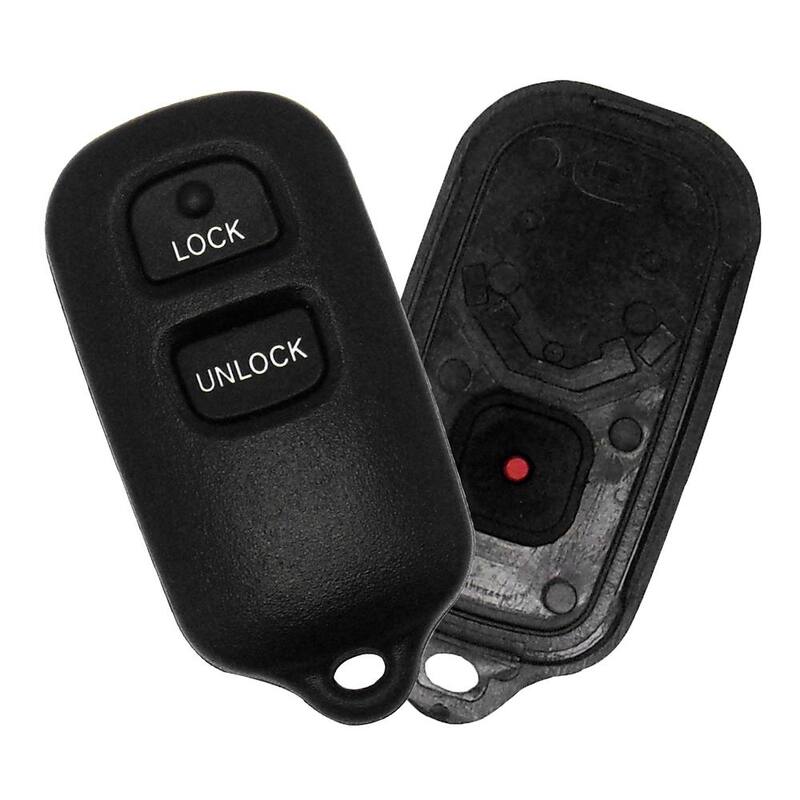 Car Keys Express Replacement Toyota Remote w/ 4-Button Functionality - Lock, Unlock, Panic, and Hatch Glass, DIY Pairing Device Included - TORM-M0RE