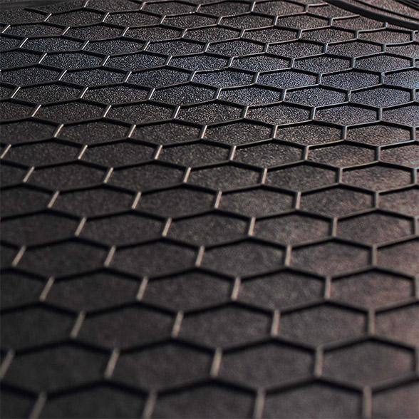 FH Group ClimaProof Black Trimmable Semi Custom Non-Slip 32 in. x 4 in.Vinyl Car Cargo Mat Liner - DMF16403BLACK