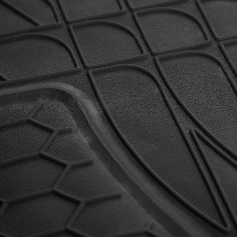FH Group ClimaProof Black Trimmable Semi Custom Non-Slip 32 in. x 4 in.Vinyl Car Cargo Mat Liner - DMF16403BLACK