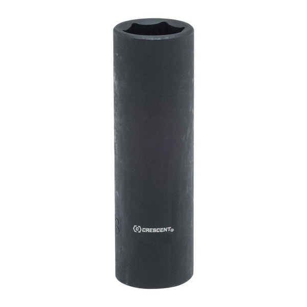 Weller Crescent 13 mm X 1/2 in. drive Metric 6 Point Deep Impact Socket 1 pc - CIMS29N