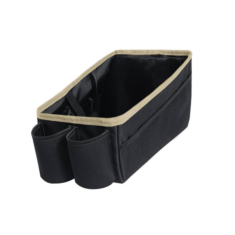 FH Group Multi-Use Tote Car Organizer with Cup Holders - DMFH1135BEIGE
