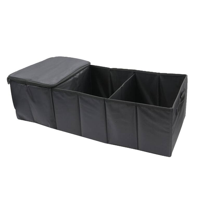 FH Group Nylon Triple Action Car Organizer with Cooler - DMFH1140BLACK