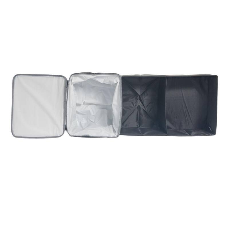 FH Group Nylon Triple Action Car Organizer with Cooler - DMFH1140BLACK