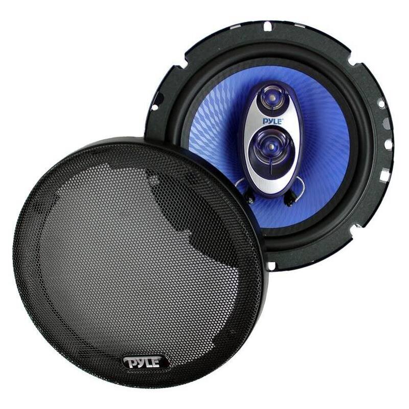 Unbranded 6.5 in. 720-Watt 3-Way Car Audio Coaxial Speakers Blue Stereo - 2 x PL63BL