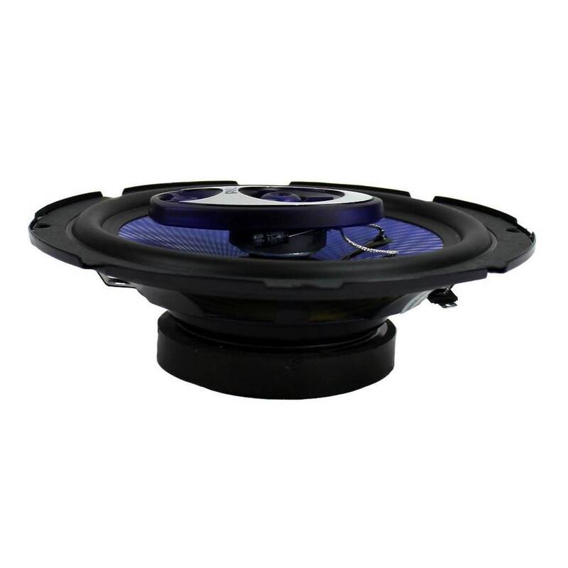 Unbranded 6.5 in. 720-Watt 3-Way Car Audio Coaxial Speakers Blue Stereo - 2 x PL63BL