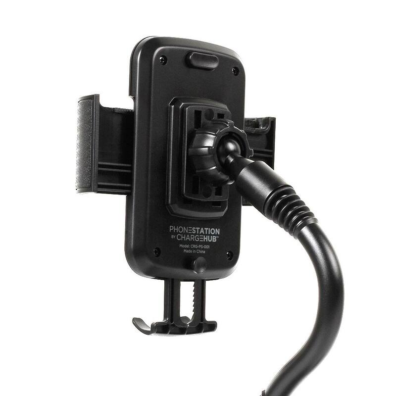 ChargeHub PhoneStation with Flexible Neck and Air Vent Clip - CRG-PS-001