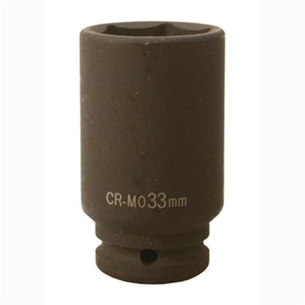 Big Roc Tools Big Roc Tools IDS1233 33Mm; 0.5 in. Dr Cr-Mo Air Deep Impact Socket - IDS1233