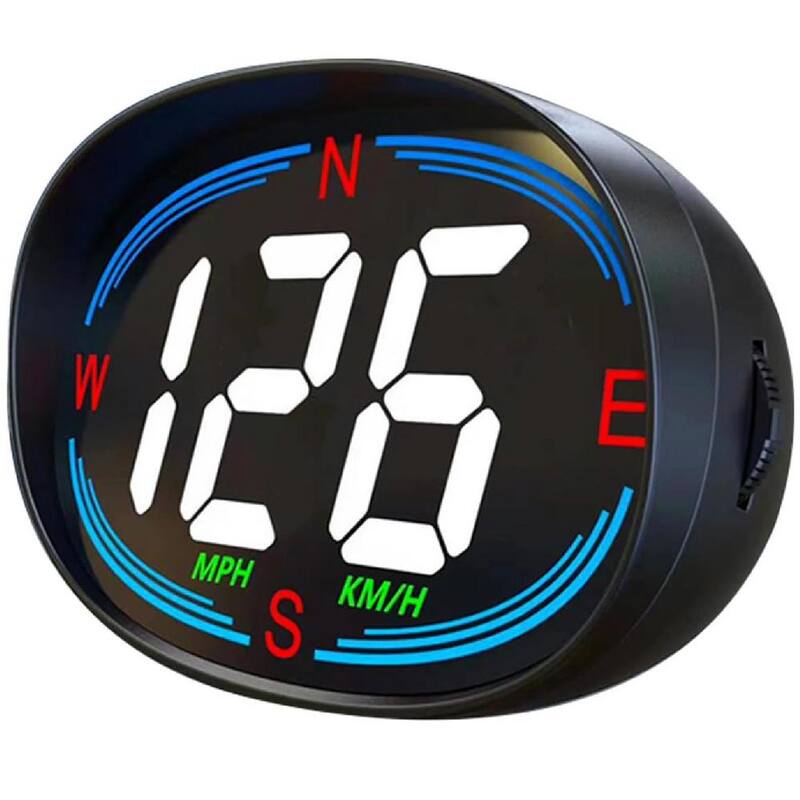 Etokfoks Car Head Up Display Digital Speedometer GPS HUD Car Head Up Display with Speed Compass MPH Plug and Play for All Cars - MLSA04-3LT216