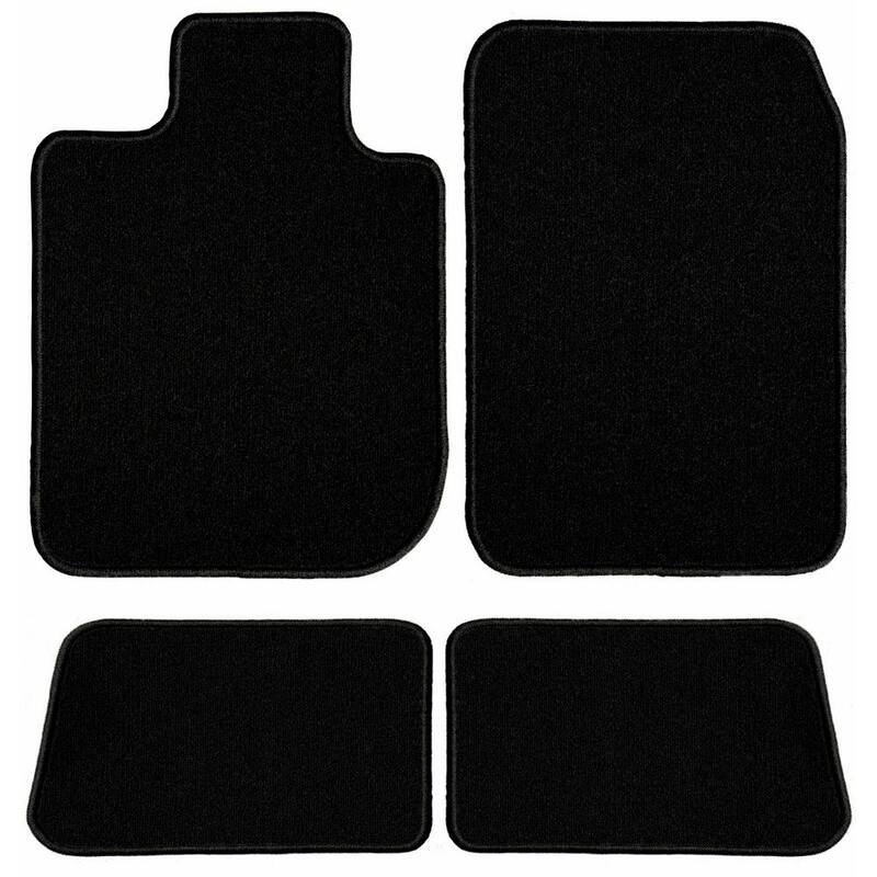 GGBAILEY Honda Civic Sedan Black Classic Carpet Car Mats/Floor Mats, Custom Fit For 2016-2020 - Driver, Passenger and Rear Mats - D51577-S2A-BLK-LP