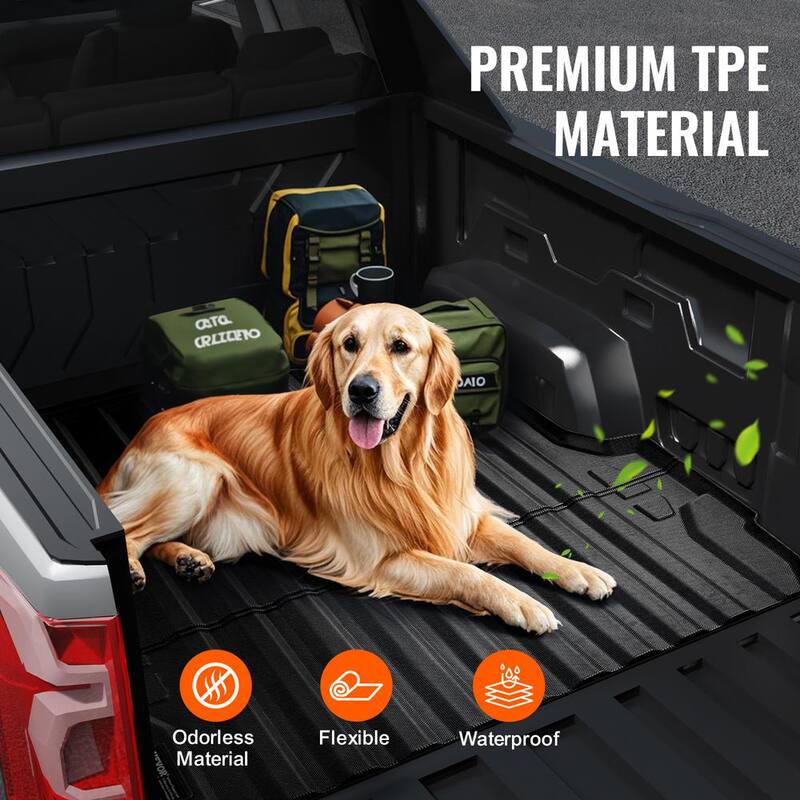 VEVOR Truck Bed Mat,Compatible with Chevrolet Colorado/GMC Canyon,TPE Truck Bed Liner Mat Fits for 5 ft. Bed - TPEKCCCDTPEX80KVYV0