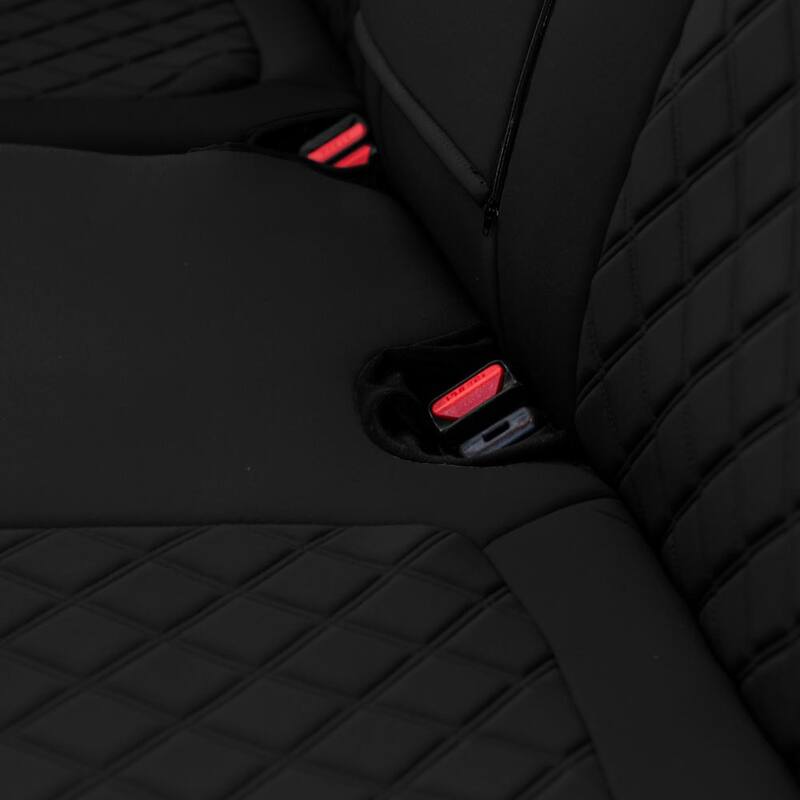 FH Group Neoprene Custom Fit Rear Set Seat Covers for 2017-2022 Honda CR-V LX EX and EX-L - DMCM5014BK-RR