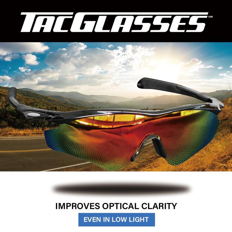 Bell + Howell TacGlasses 2.0 - Self Cleaning Polarized Sunglasses - Unisex - 2685