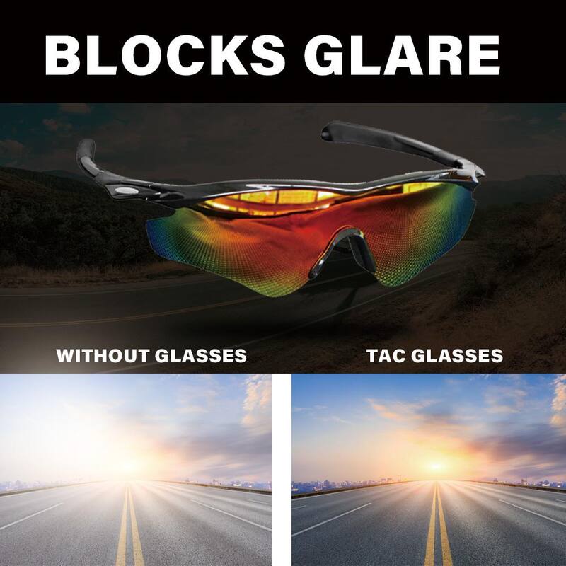 Bell + Howell TacGlasses 2.0 - Self Cleaning Polarized Sunglasses - Unisex - 2685