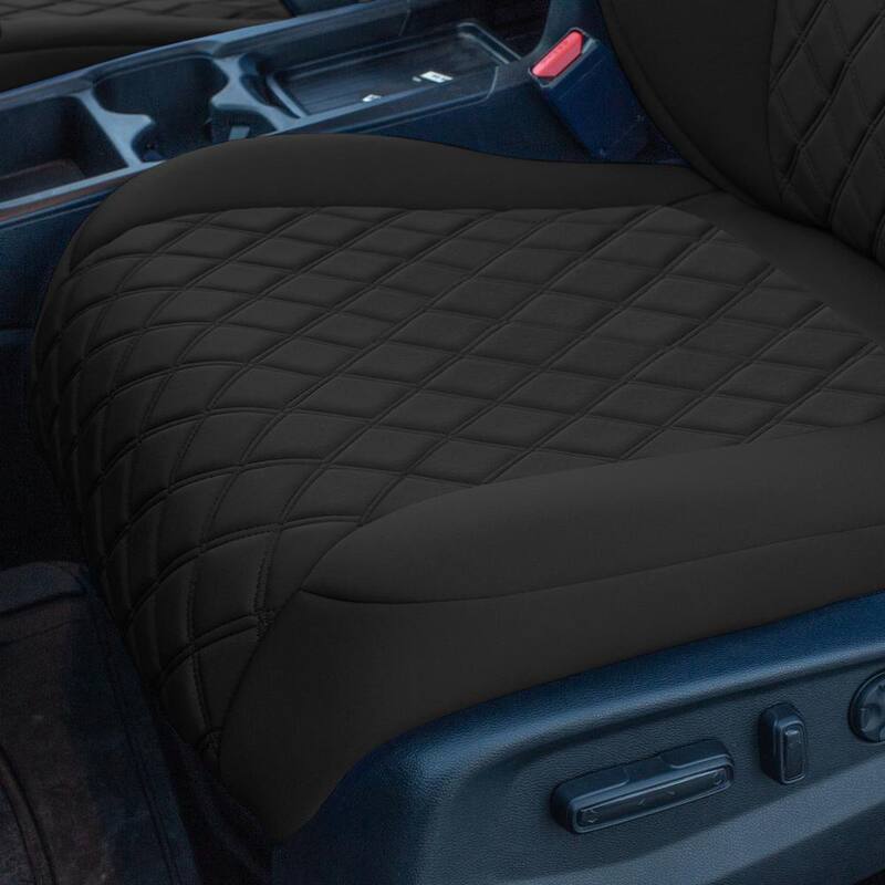 FH Group Neoprene Custom Fit Front Set Seat Covers for 2017-2022 Honda CR-V LX EX and EX-L - DMCM5014BK-FRNT