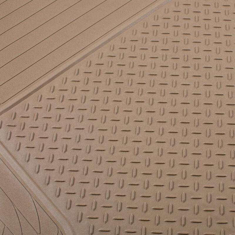 FH Group 56 in. x 43 in. Vinyl Trimmable Heavy-Duty Cargo Mat - DMF16400BEIGE