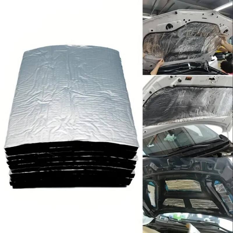 Wellco 9.84 in. x 7.09 in. Self-Adhensive Aluminum Foil Reflective Insulation Foam Radiant Barrier，10 pack - CSDXSF25185P10