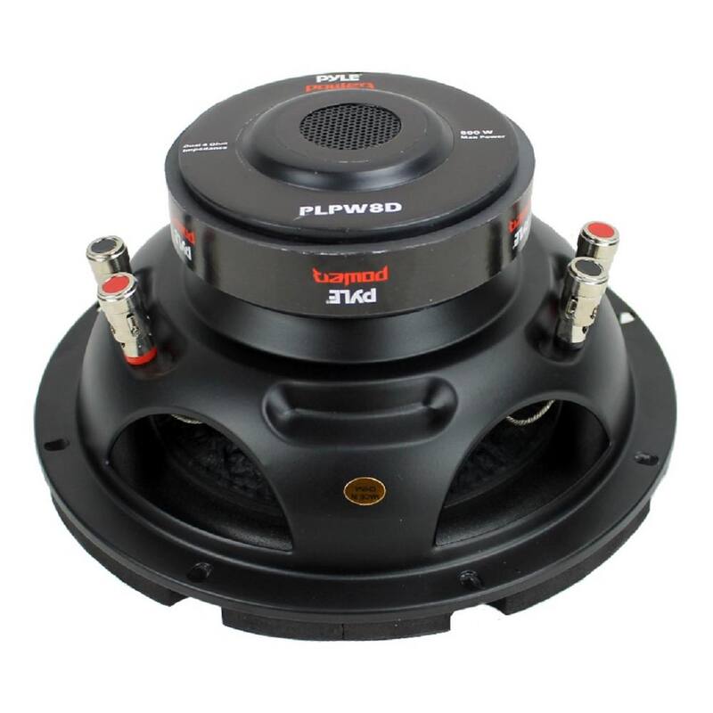 Unbranded 8 in. 800-Watt Car Audio Subwoofer Sub Power Woofer DVC 4 Ohm in Black - PLPW8D
