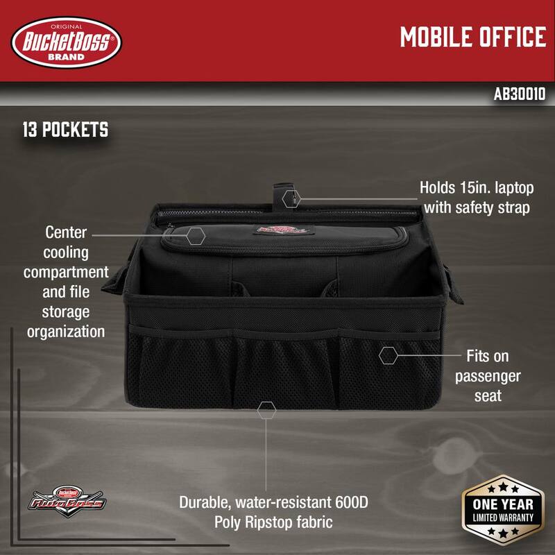 BUCKET BOSS Auto Boss Car Mobile Office Organizer Car Accessory - AB30010