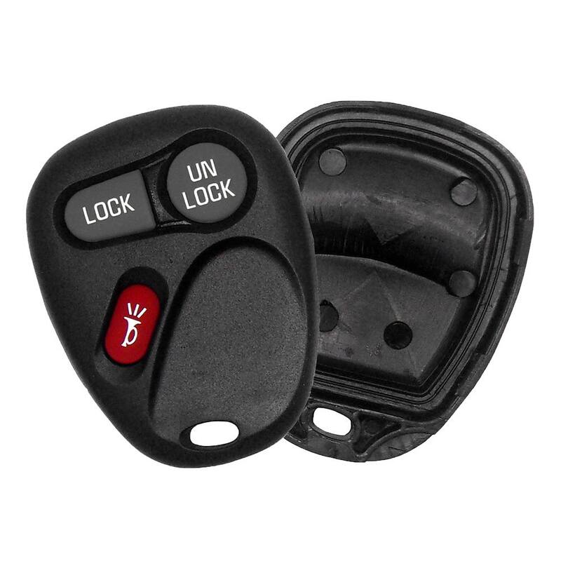 Car Keys Express GM Replacement Keyless Entry Remote - 4 Button Remote with Lock, Unlock, Panic, and Trunk Functions, DIY EZ Install - GMRM-4T0RE